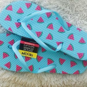 Cute Watermelon Flip Flops